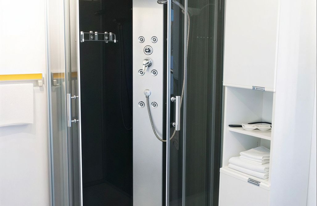 noclegi AlohaCamp Ferienhaus Black & White 1