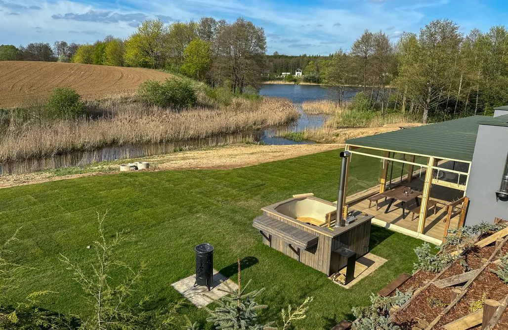 noclegi AlohaCamp Osada Sielankowo - Dom nad rzeką 3