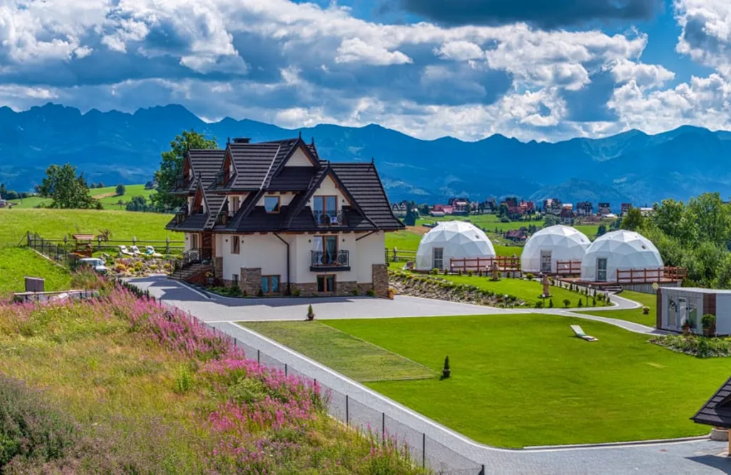 Biały Dunajec Noclegi Tatry Mountain Glamp z jacuzzi 2