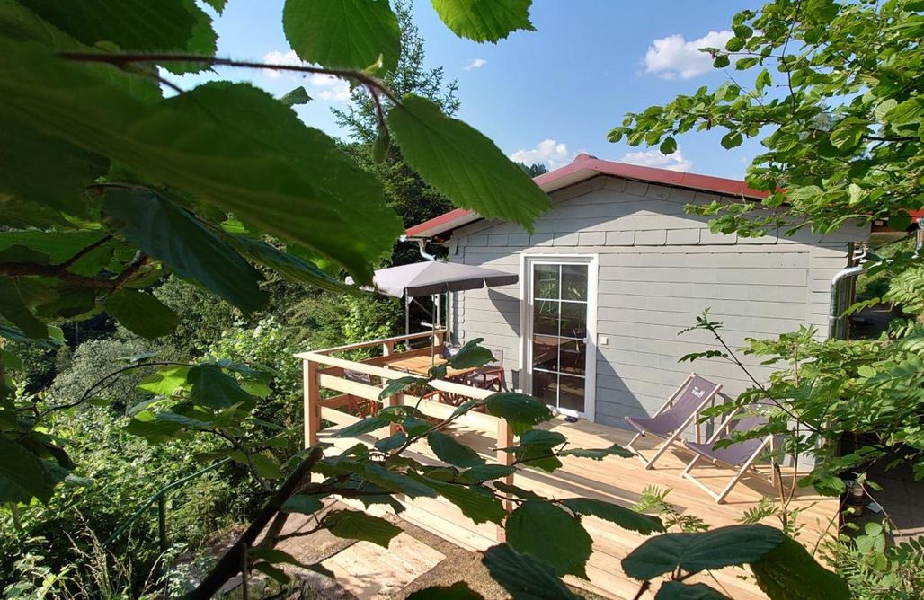 Hébergement AlohaCamp Ruhiges Ferienhaus mit Sauna 4