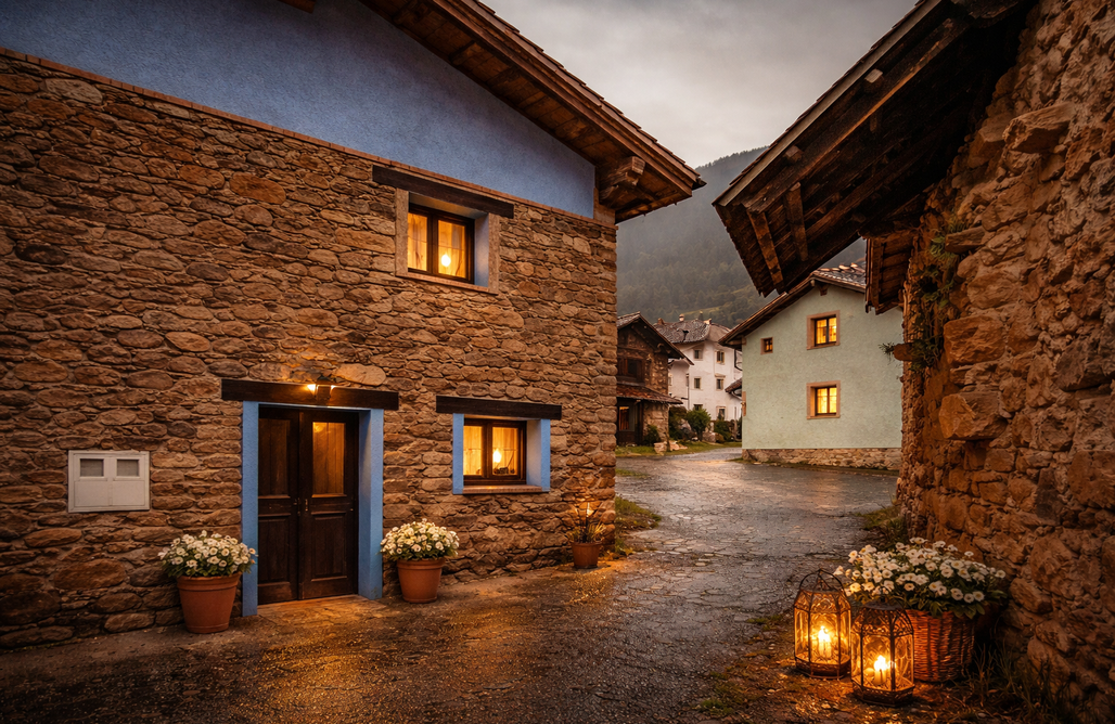 AlohaCamp Ablanu  Jacuzzi, vistas espectaculares, chimenea y barbacoa 1