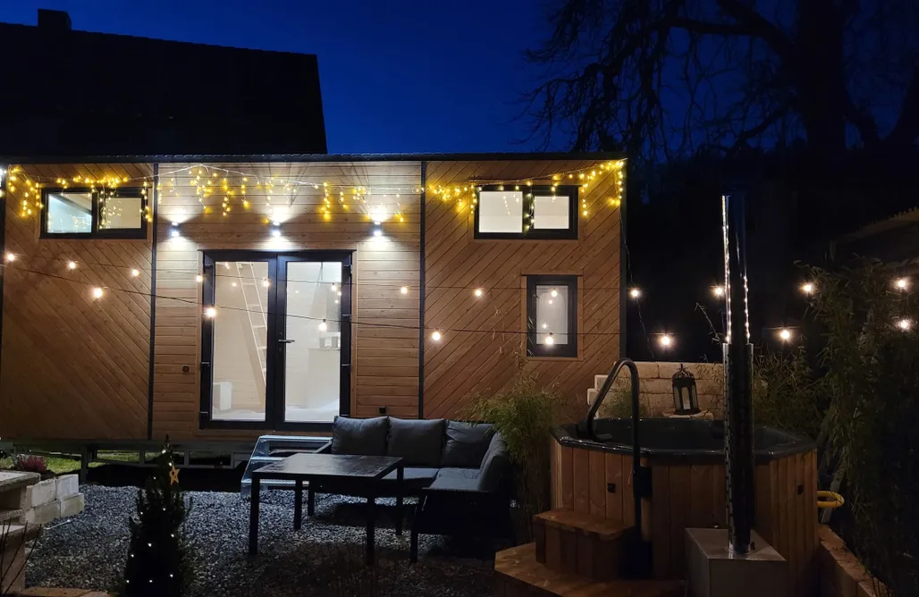 Ferienwohnung Allgäu mit Hund Fichtel TINY House 3