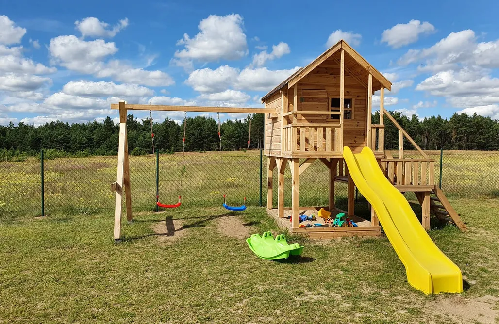 noclegi AlohaCamp Milochówka - Dom drewniany bliźniak 5