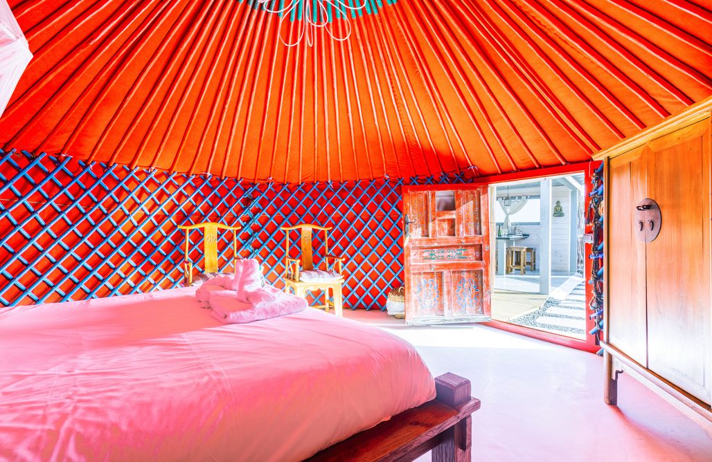 AlohaCamp Eco Palm Yurt 3