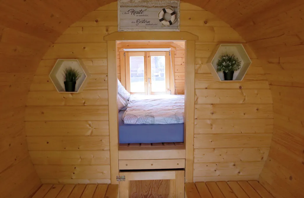 noclegi AlohaCamp Schlaffass Hannah 1