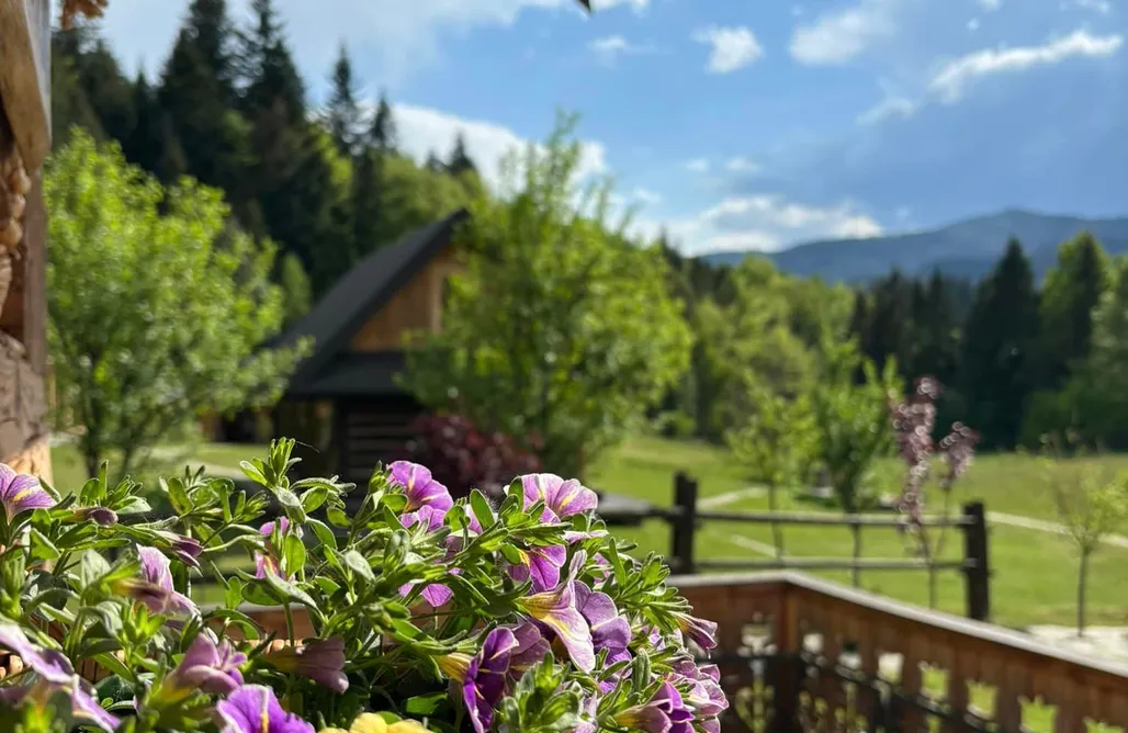 Domki Góralskie Oskarówka domek na odludziu z kominkiem, jacuuzi i sauną  1