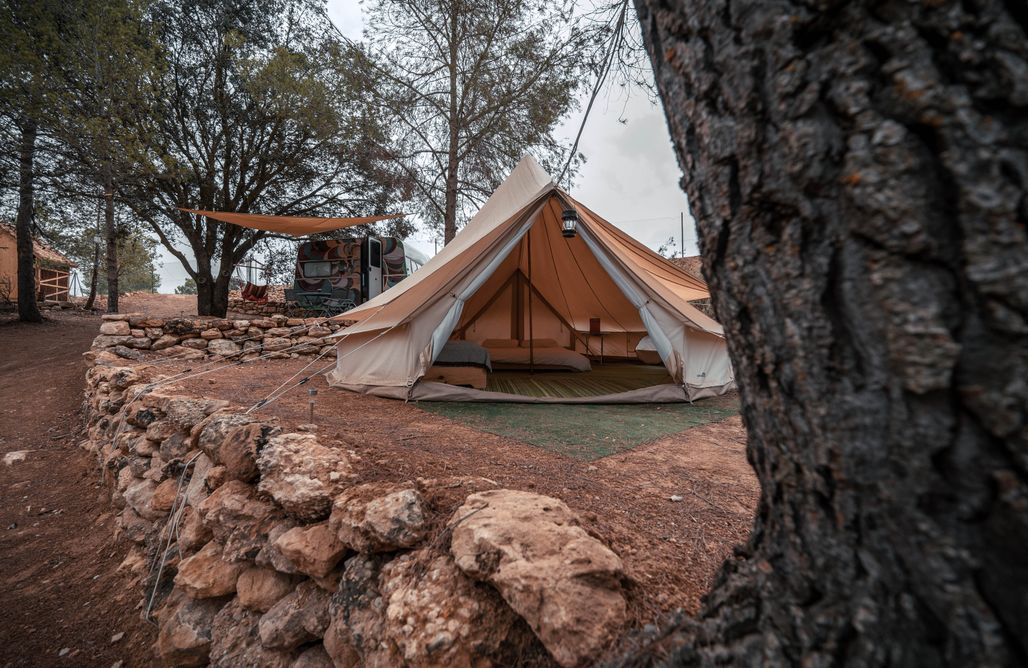 Camping Con Niños En Cataluña Slow Life Camp - Tent Bell 3