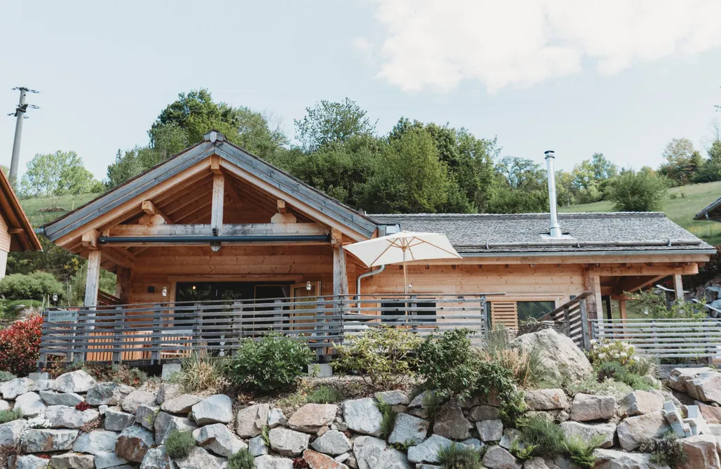 Ferienhaus mit Sauna Lieblingsort Chalet Lavendel 2