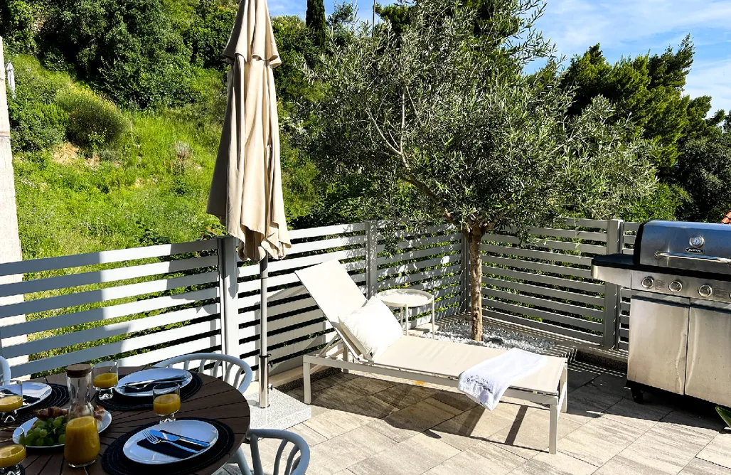 AlohaCamp accommodation Villa Oneum - Apartment Mare with privat Jacuzzi 4