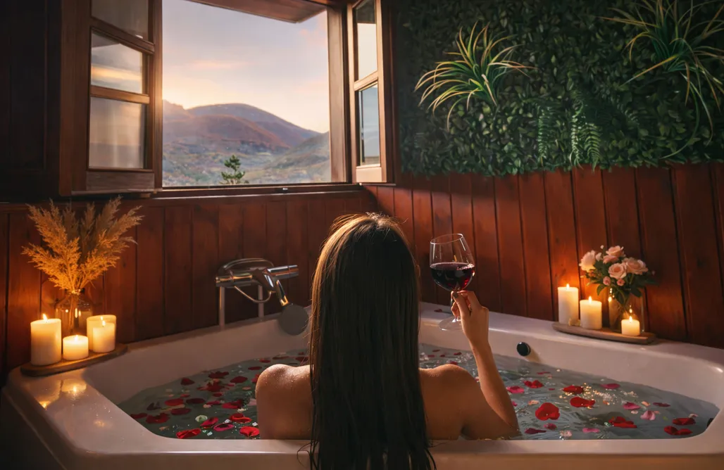 ubytovanie AlohaCamp La Congosta, encantadora casita de montaña con jacuzzi 1