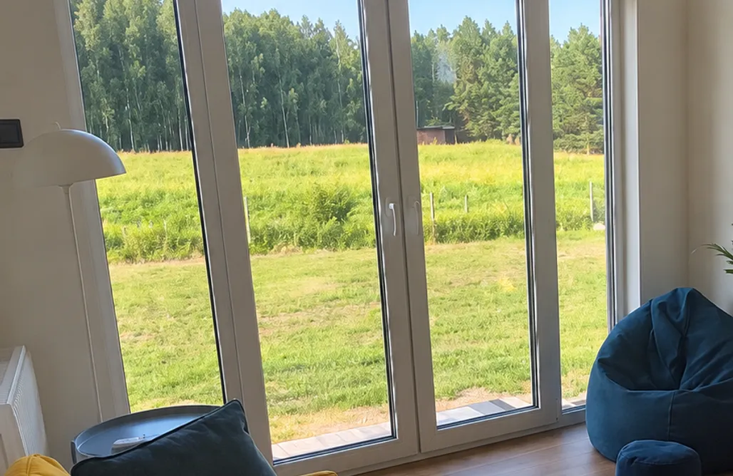 Ferienhaus Polen Häuschen mit Blick auf den Wald | Liva Park 1