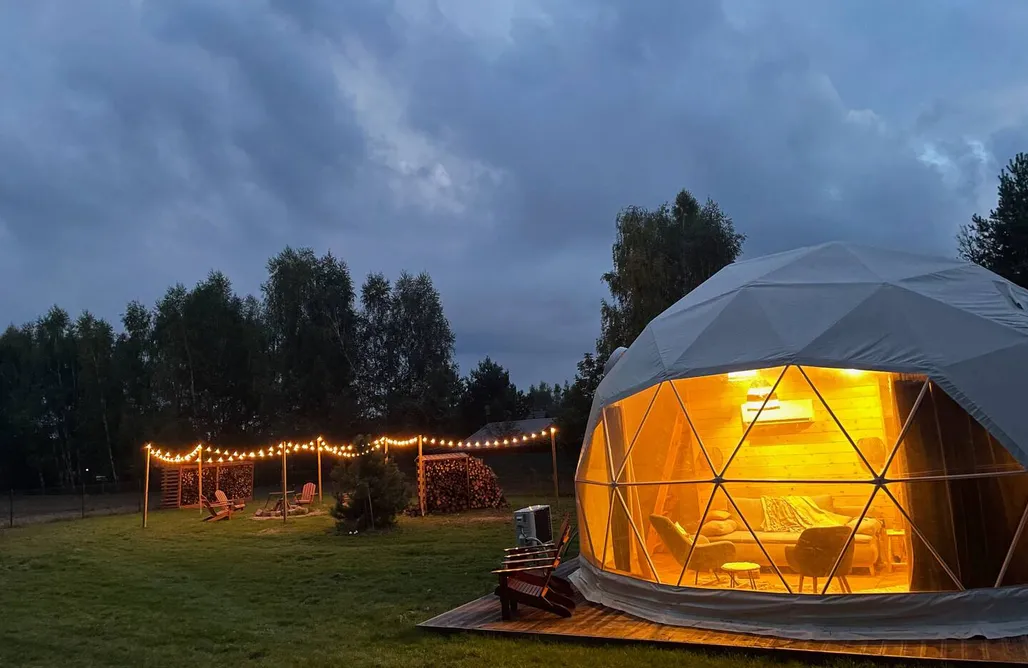 noclegi AlohaCamp beGLAMP - glamping przy lesie i Zalewie Próba 5