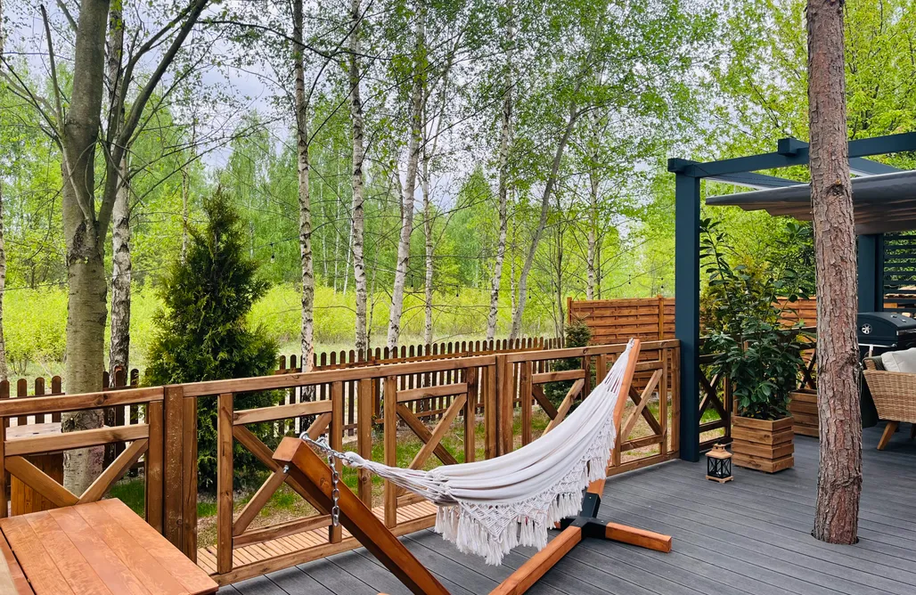AlohaCamp accommodaties Stan Spokoju. Na wyłączność Jacuzzi oraz Sauna.  1