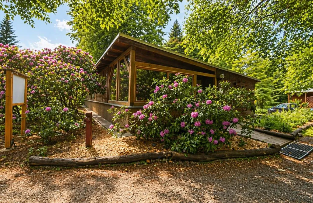 Ferienhaus Bucheneck 11 Pers. große Terrasse nahe Rhododendronpark Kromlau AlohaCamp