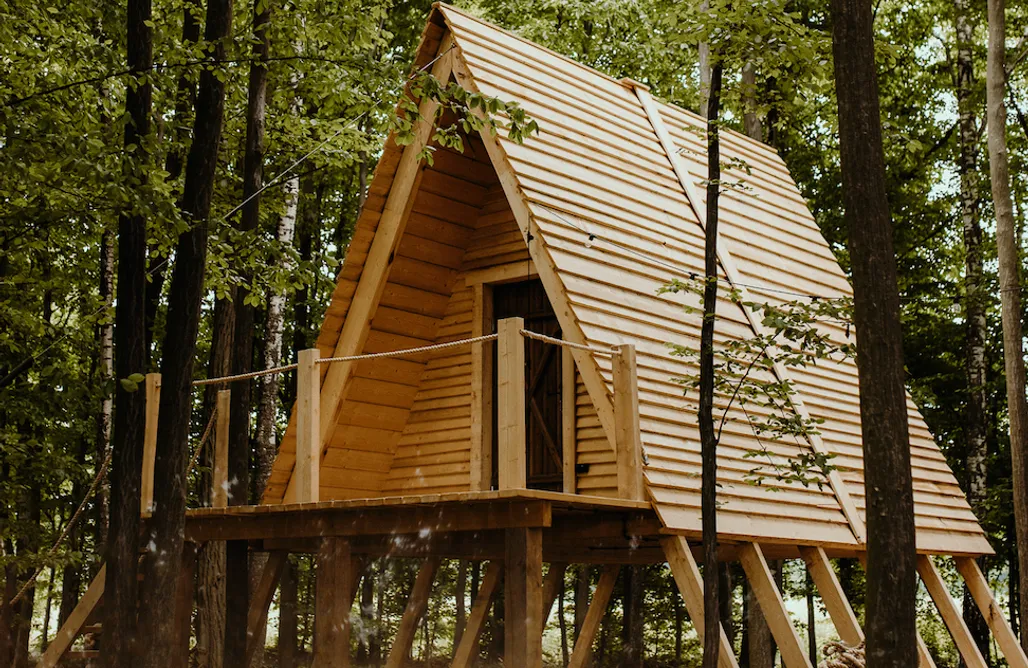 noclegi AlohaCamp Zaborze 47 - Szałasy w drzewach 2