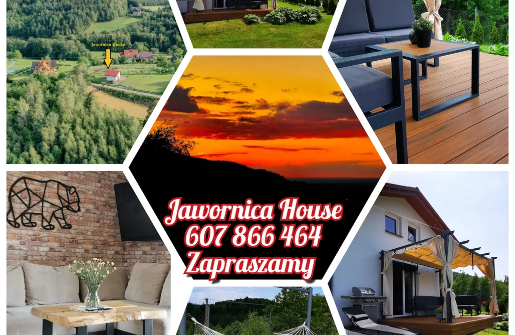 noclegi AlohaCamp Jawornica House domek z pięknym widokiem 4