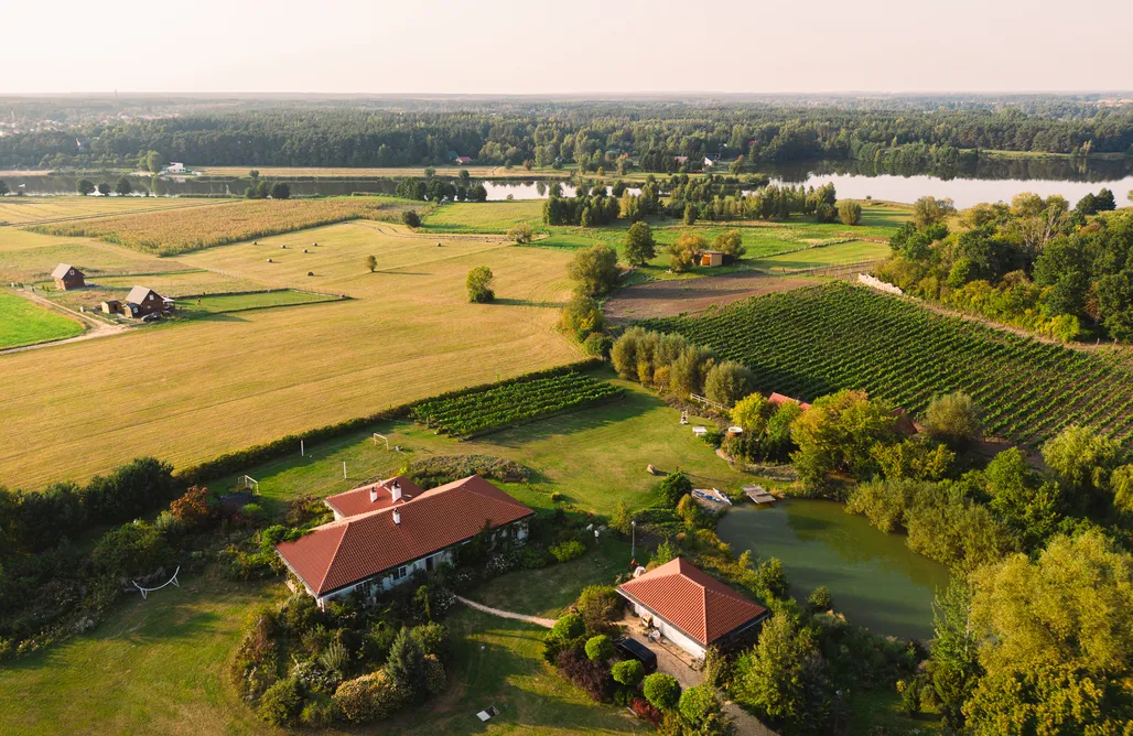 AlohaCamp accommodation Domek Winiarza w Winnicy nad Soną 2