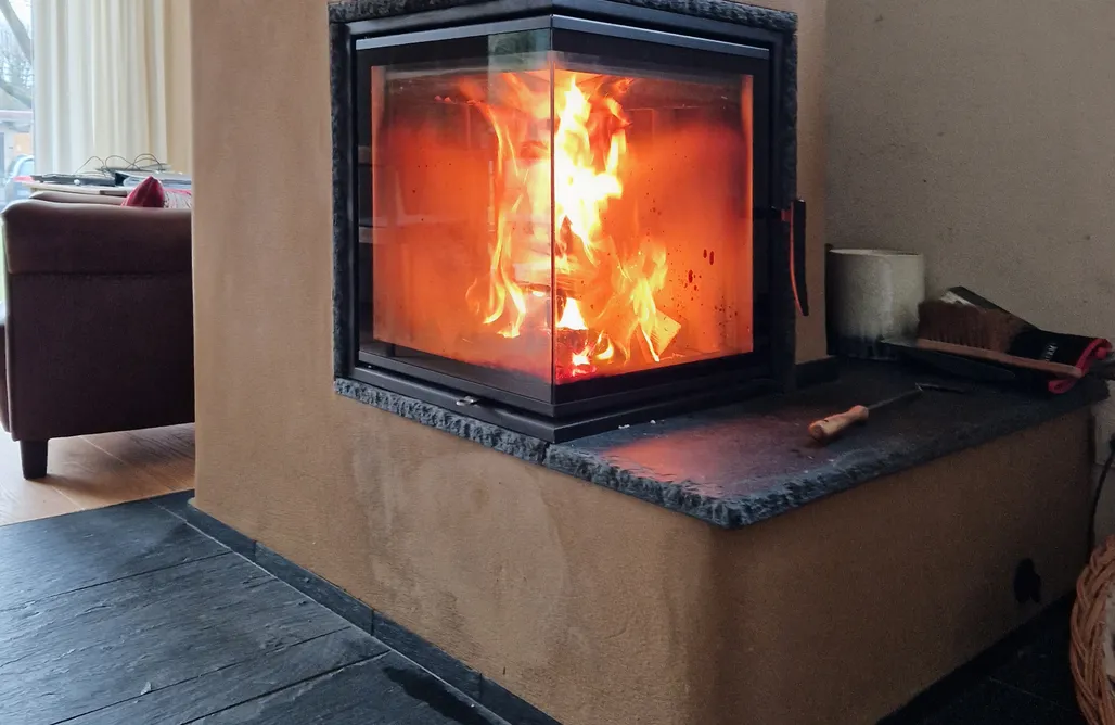 Holzhaus mit Kamin - Am Forellenfluss AlohaCamp