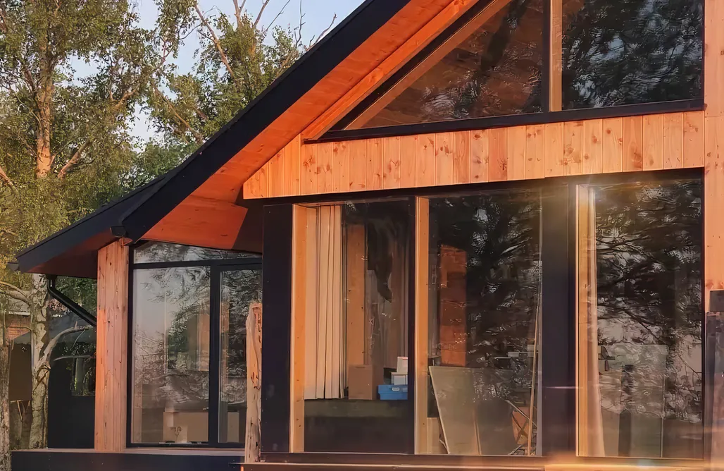 Unterkunft AlohaCamp WerderChalet "Meer in Sicht" Meerblick, Strand 150m, Sauna, eKamin 5