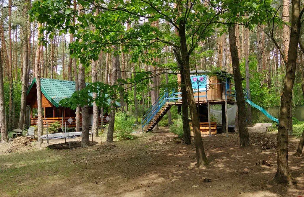 noclegi AlohaCamp Szumi... Szumi Las – prywatny dom w lesie z domkiem na drzewie 4
