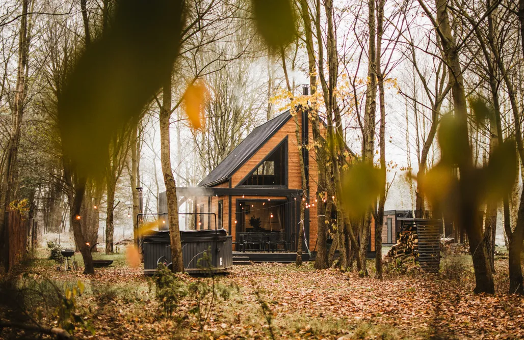Skorzęcin Domki GreenWood Dom z jakuzzi i furtką do lasu 1