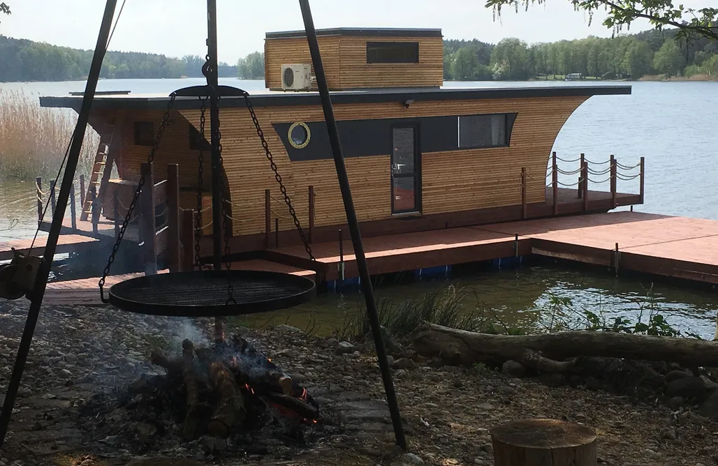 Unterkunft AlohaCamp Houseboat Domek Pływajacy 4