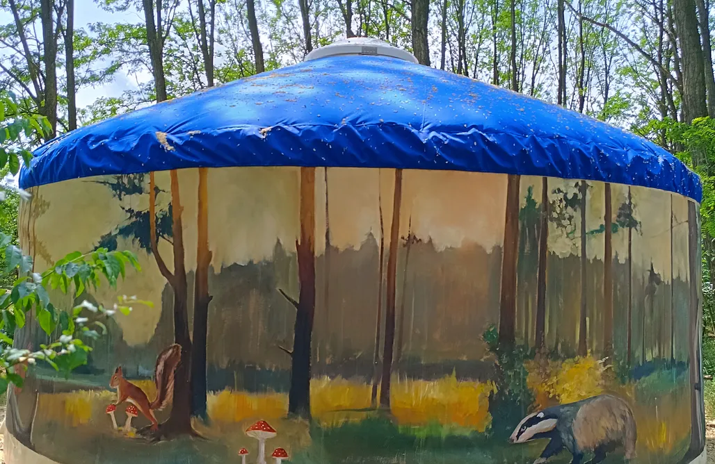 AlohaCamp Jurta w Lesie 4