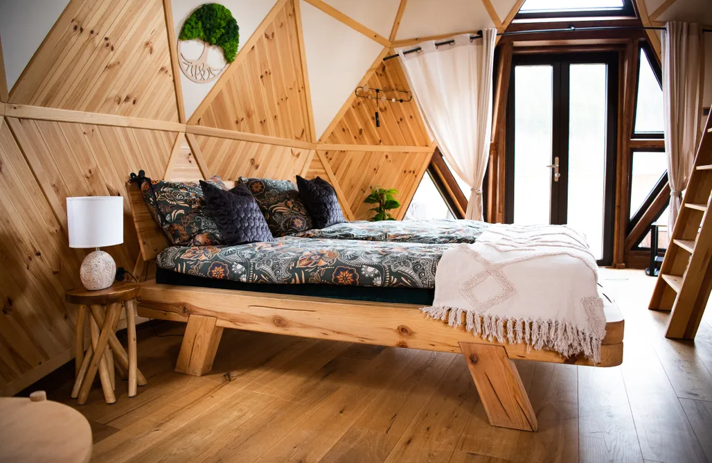 AlohaCamp Całoroczny domek kopułowy Żywioł Ziemi 3