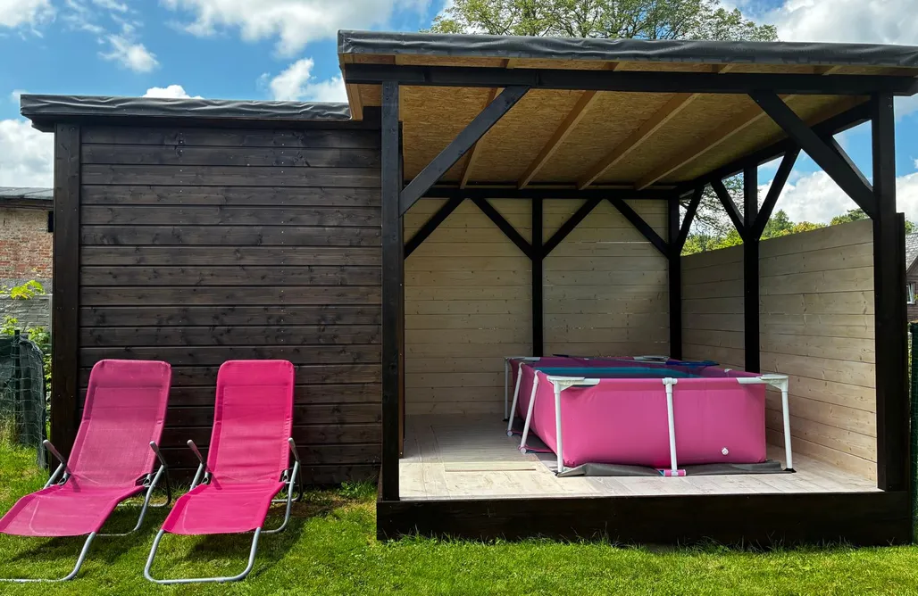 Domki nad Jeziorem Dolnośląskie Chatka Bukowianka - domek na wsi z basenem. 1