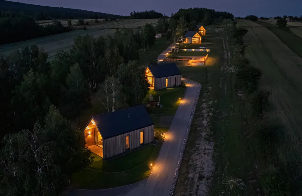 Domki w Lesie na Sylwestra Polska Cztery Widoki – Luksusowe Domki Premium 1