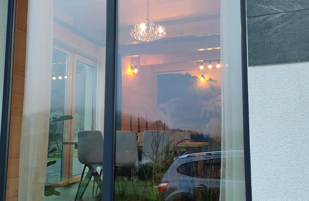 noclegi AlohaCamp Chwilo Trwaj dom z jacuzzi sauną i kominkiem 1