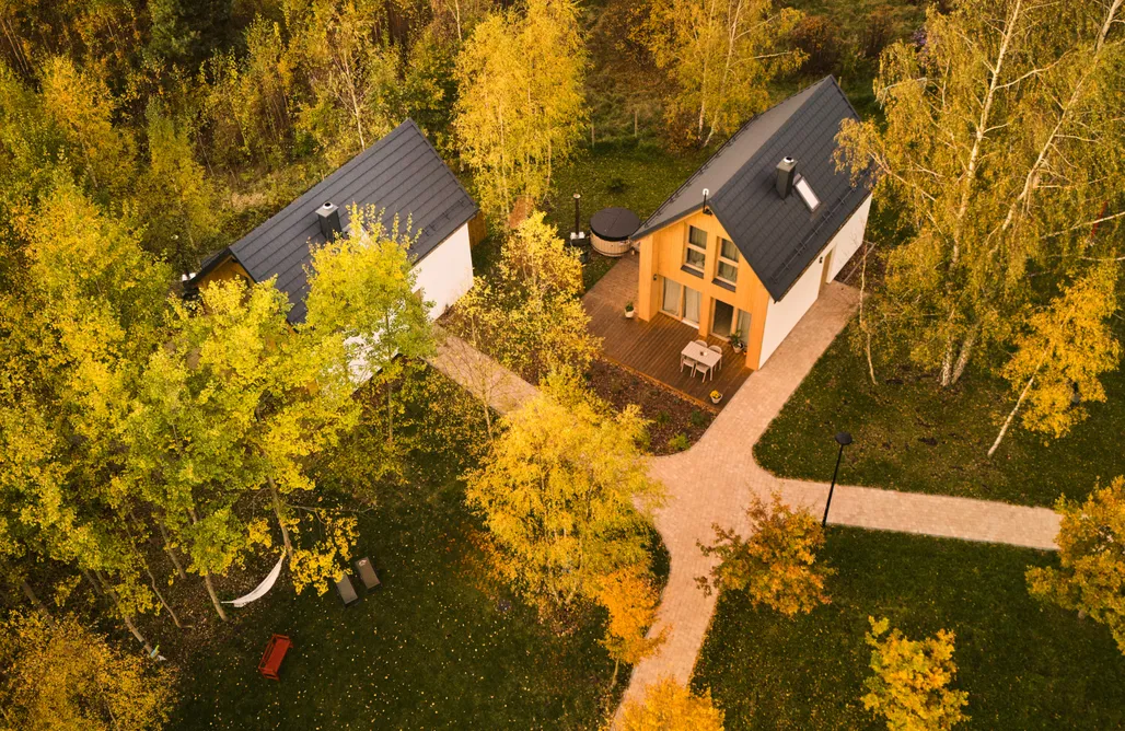 Wakacje Na Kaszubach Dzikie Domki z prywatną balią i sauną 2