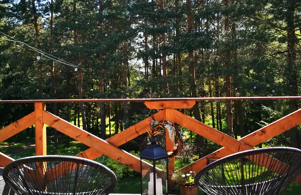 noclegi AlohaCamp Szałas na skraju sosnowego lasu 4