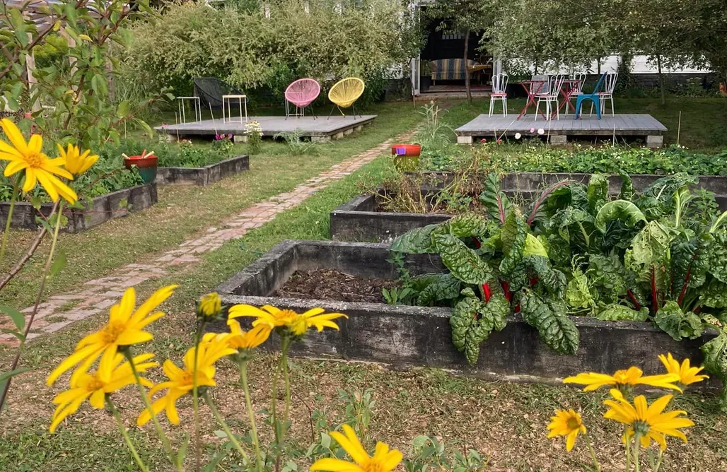 noclegi AlohaCamp Łan Sztuk drewniany dom 1