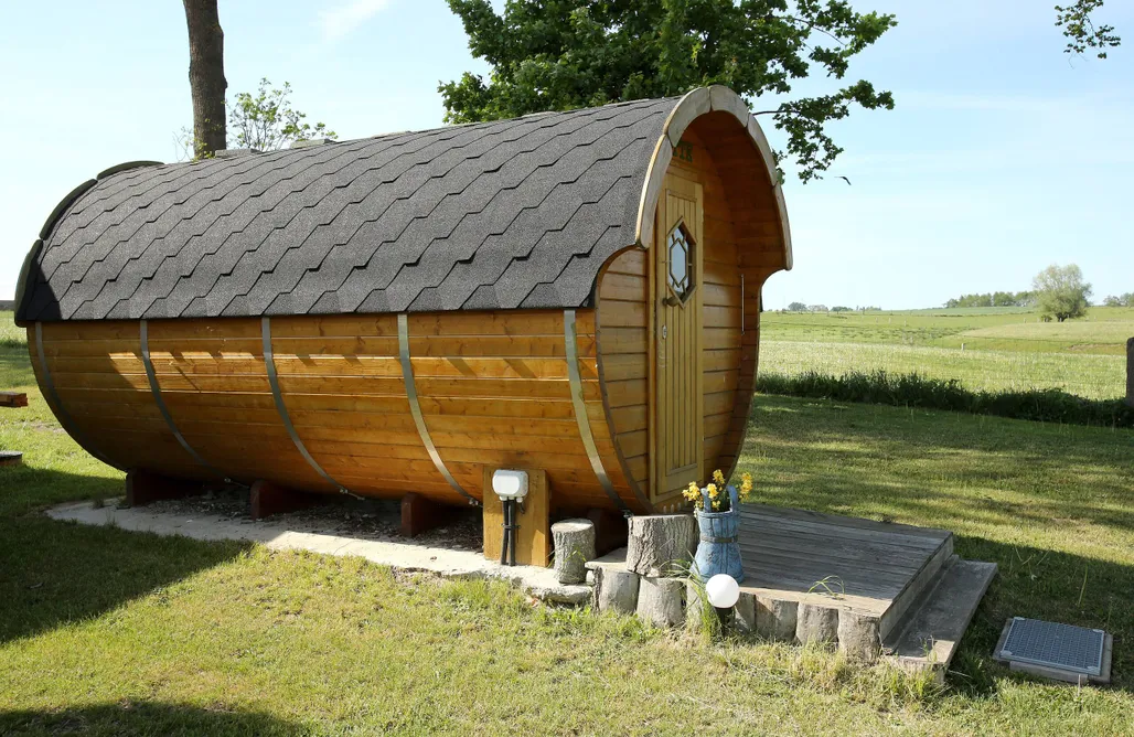 Ferienhaus mit Sauna Schlaffass Jette 2