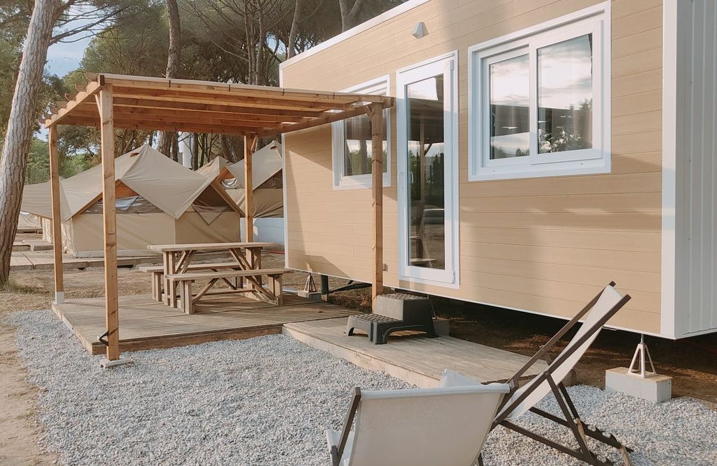 Unterkunft AlohaCamp Camping Pla de la Torre: Tiny Houses 2