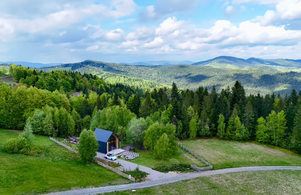 noclegi AlohaCamp Mountain Cottage Na Leśnej Polanie 3