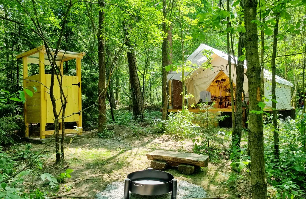 Tanie Domki Na Mazurach 🌿Kaluna Glamp Jungle - glamping premium nad jeziorem 3