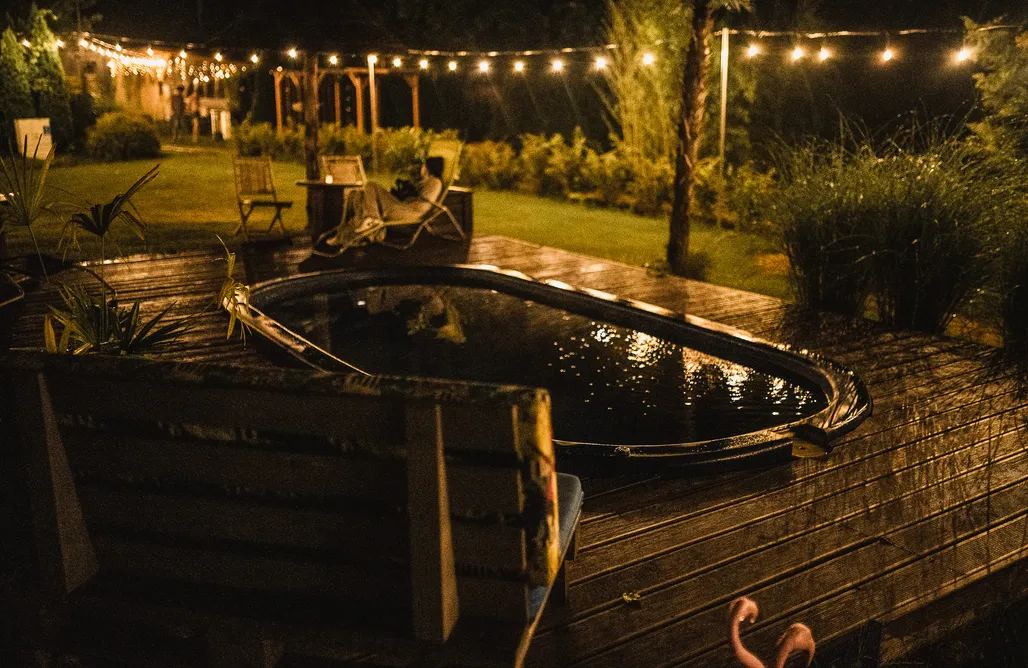 Unterkunft AlohaCamp Aloha Glamp - Jurten mit privatem Badefass | Sauna | Fluss | Energylandia 1