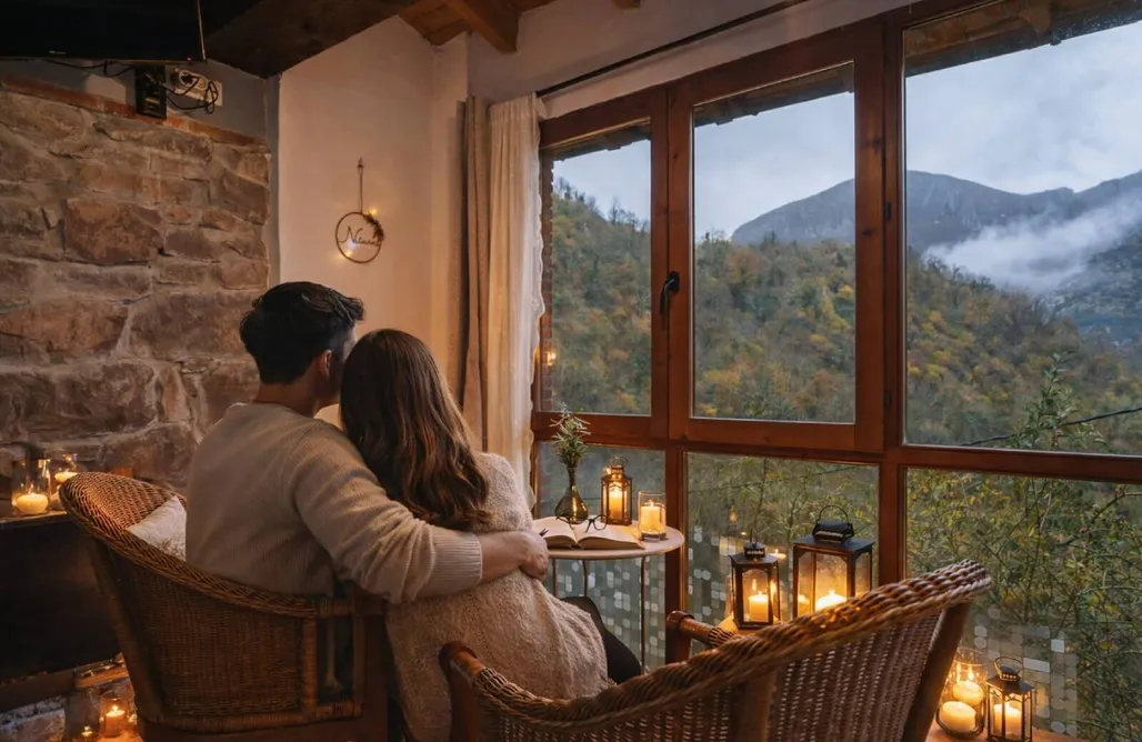 AlohaCamp Carbayu, jacuzzi, vistas espectaculares, barbacoa y chimenea 3