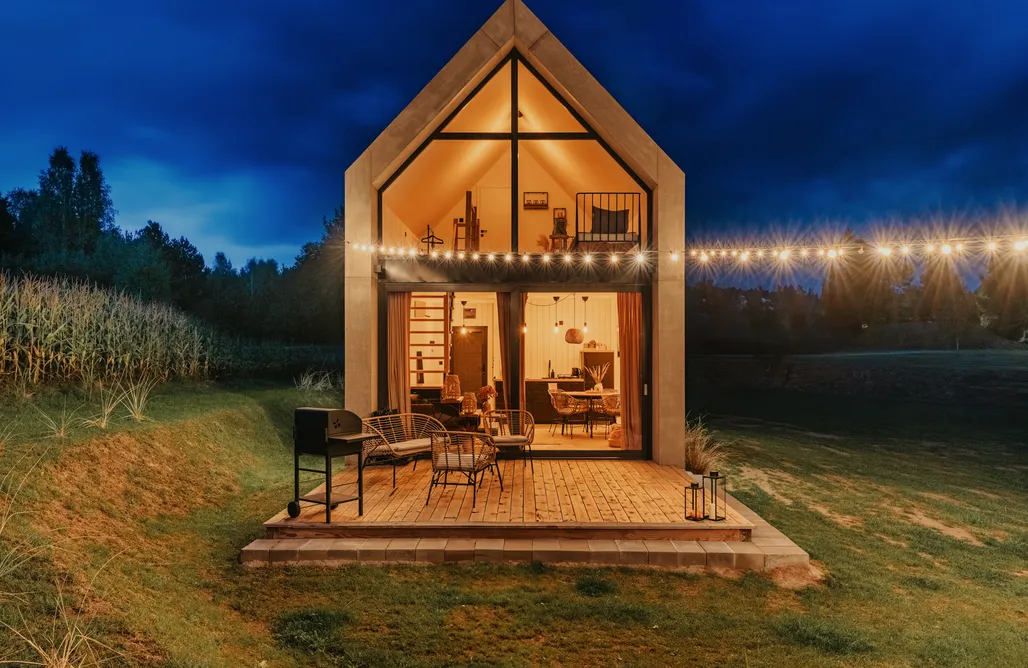 noclegi AlohaCamp Domki Widok na Staw 1