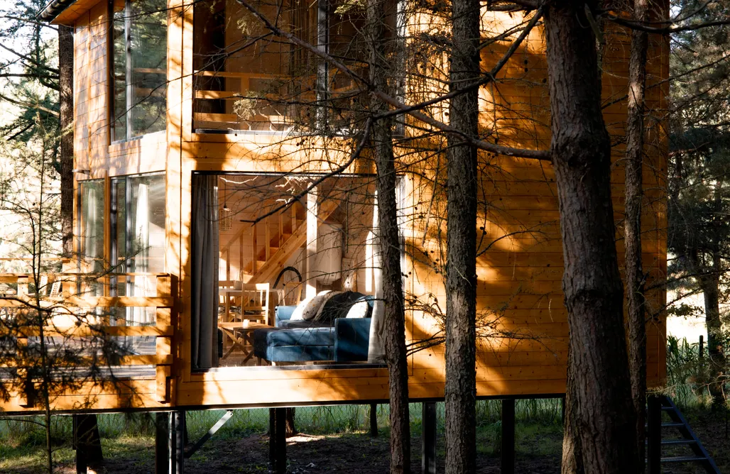 noclegi AlohaCamp Wood Land Liswarta domki w koronach drzew 5