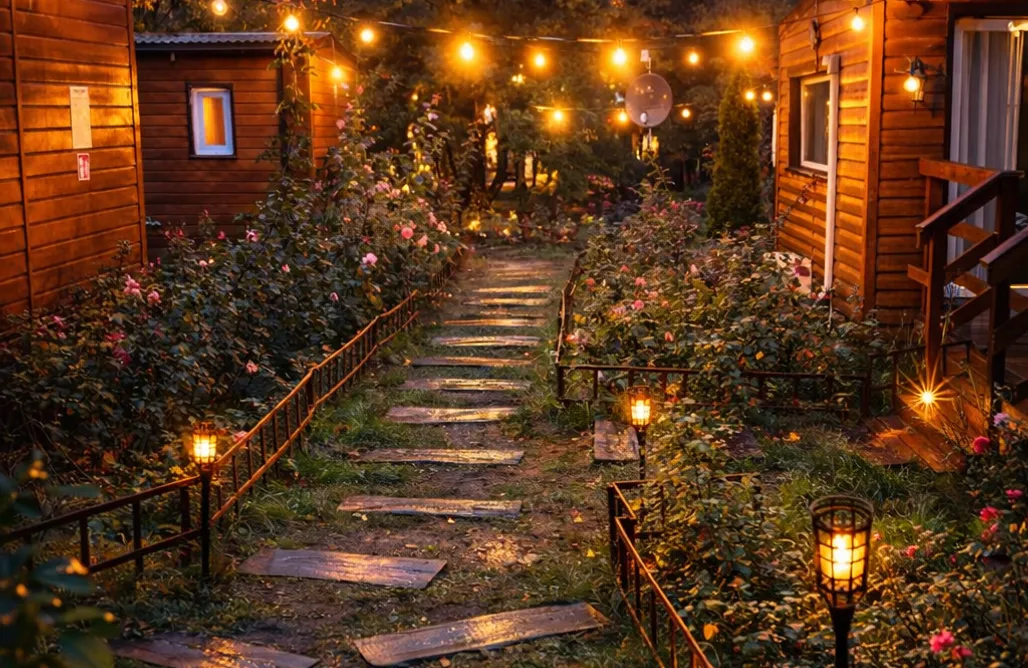 alojamientos AlohaCamp Miodowy Zakątek - Domki przy Suntago 5