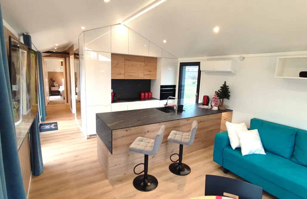 Wakacje nad jeziorem Wielkopolska Silver Moon domek na skraju rzeki 3