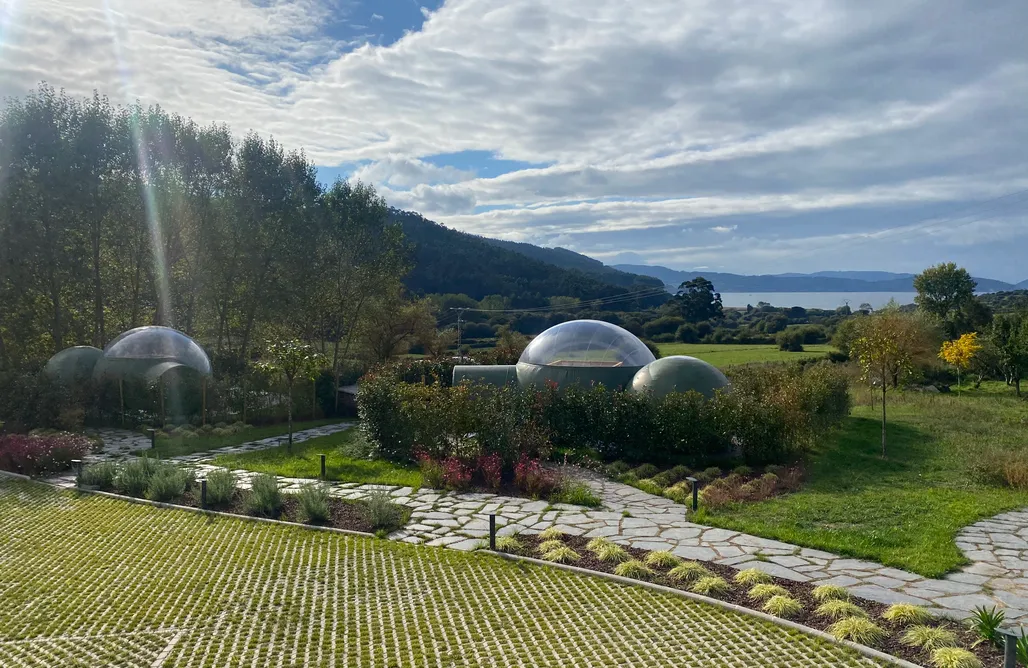 Camping con Niños en Asturias Luzada - Glamping Burbujas 3