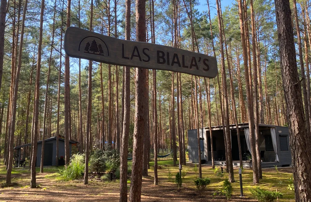 AlohaCamp accommodation Las Biala's - domki z sauną i jacuzzi w Puszczy Noteckiej (18+) 2