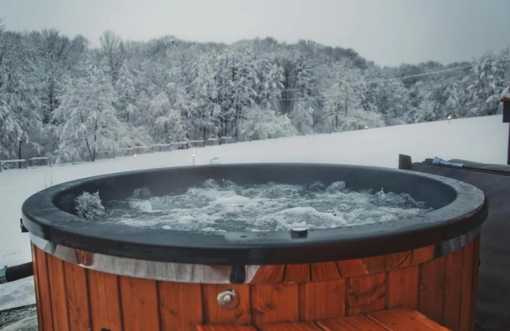 Domek Z Jacuzzi Bieszczady Polana House z balią i sauną  3