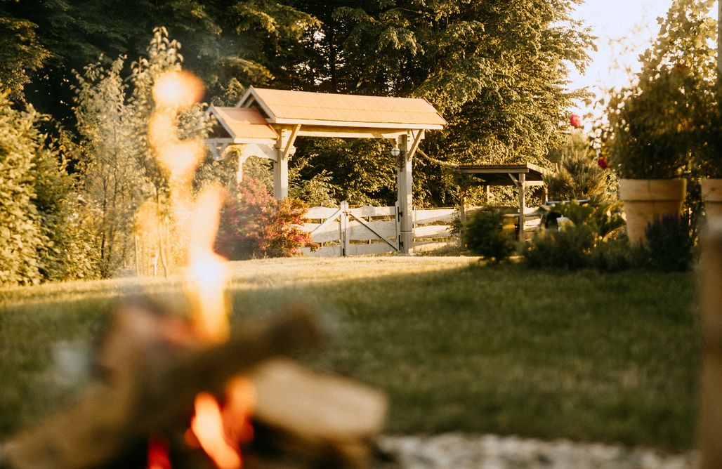 AlohaCamp Domek z kominkiem 1