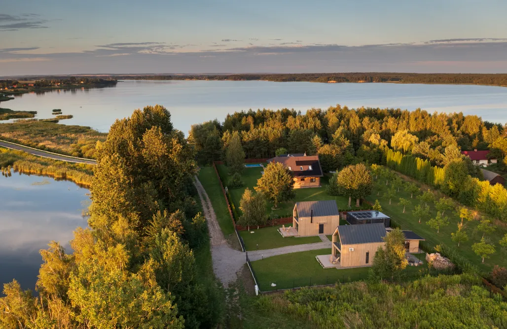 AlohaCamp accommodation Hytte Na Wyspie-,,Roztoczańskie Morze,, 2