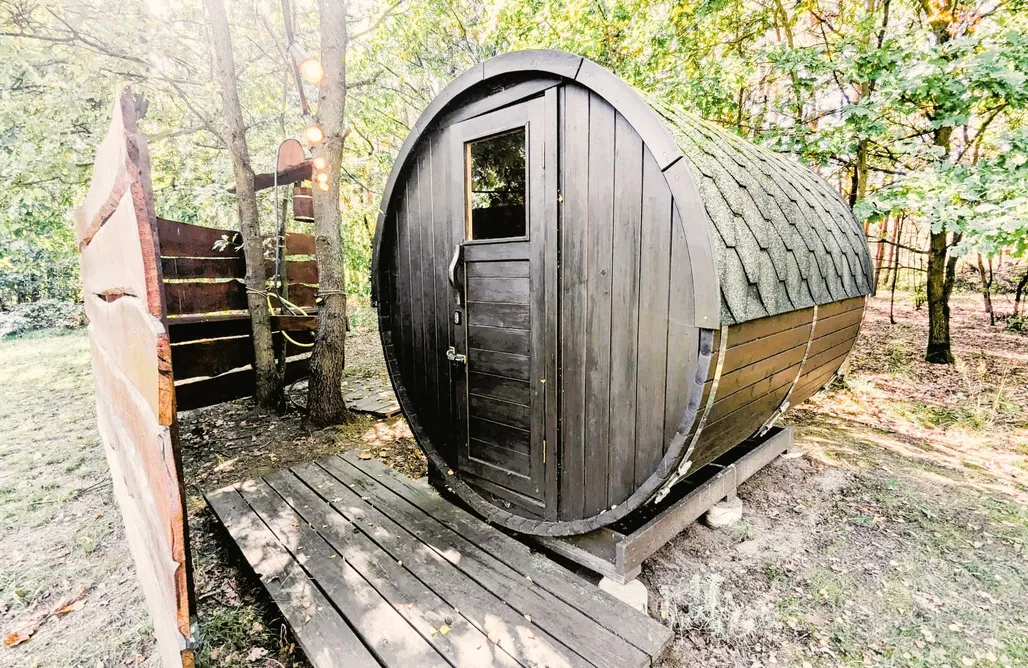 alojamientos AlohaCamp Casa Azul con Sauna junto al Pilica 5